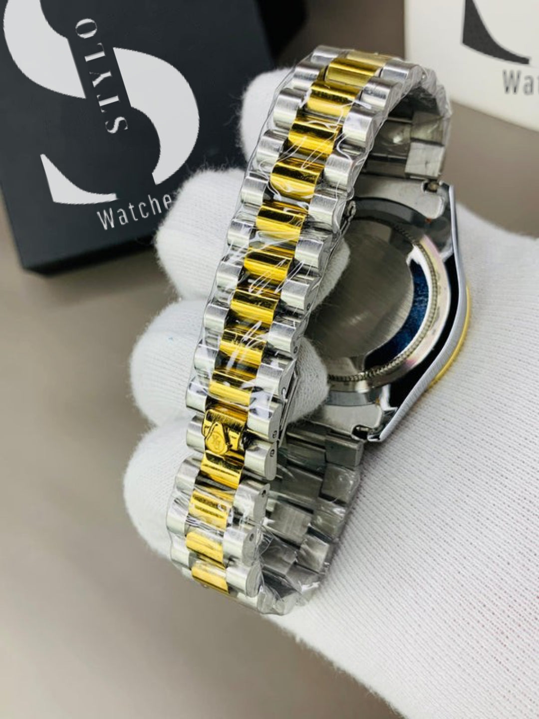 Branded Two Tone White