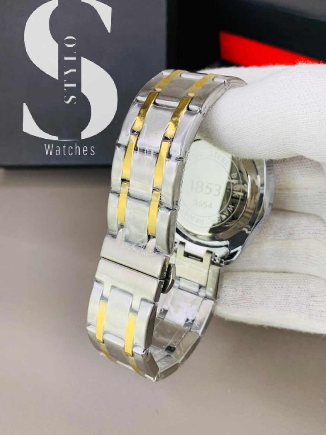 Demanding Chrono |Two Tone White