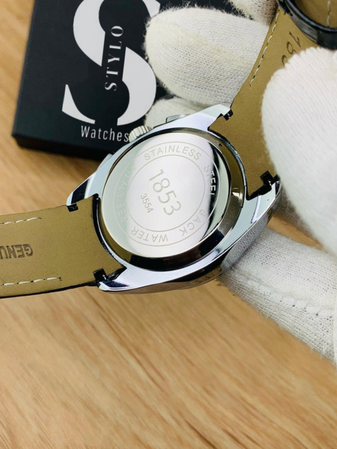 Branded Chronograph working Watch (Brown Gold)