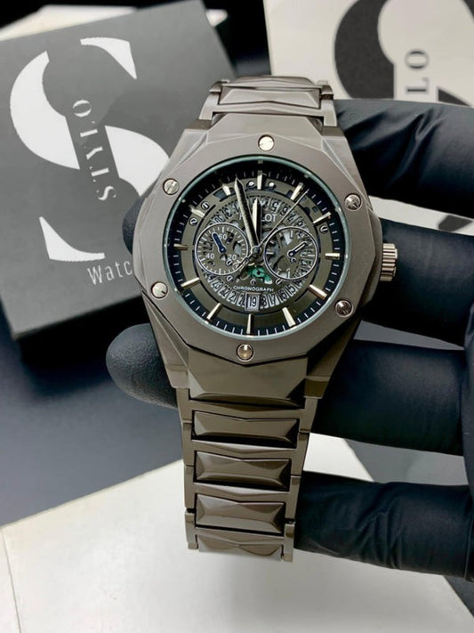 Diamond Cut | Date Adjustment | Texture Chain (Black)