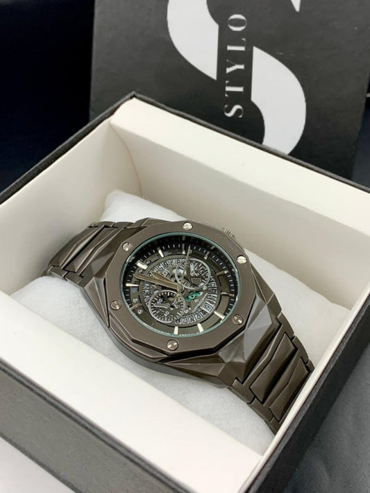 Diamond Cut | Date Adjustment | Texture Chain (Black)