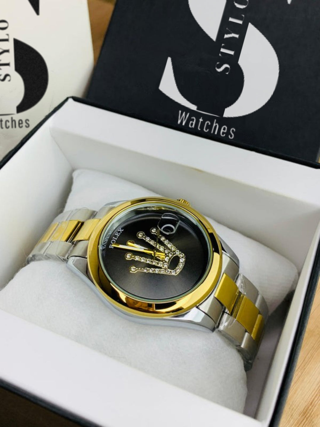 Crown Model (Two Tone Black)