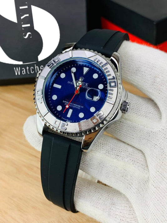 Yacht Master | Silver Blue