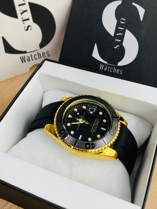 Yacht Master | Gold Black