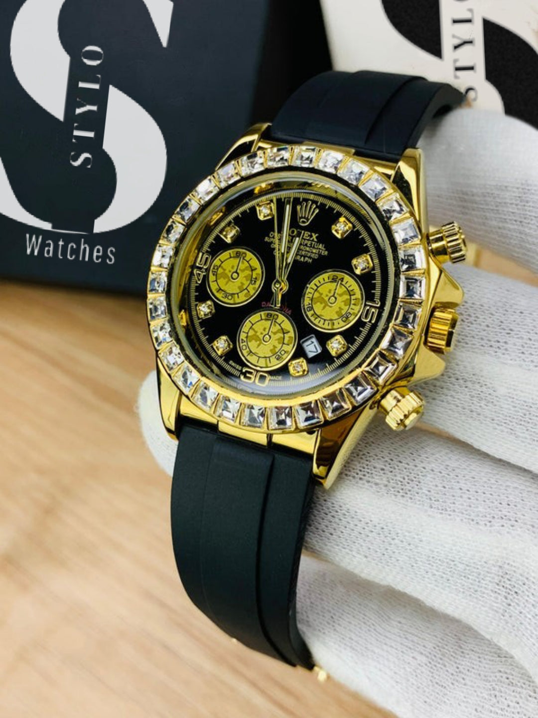 Daytona Stone Model | Gold Black