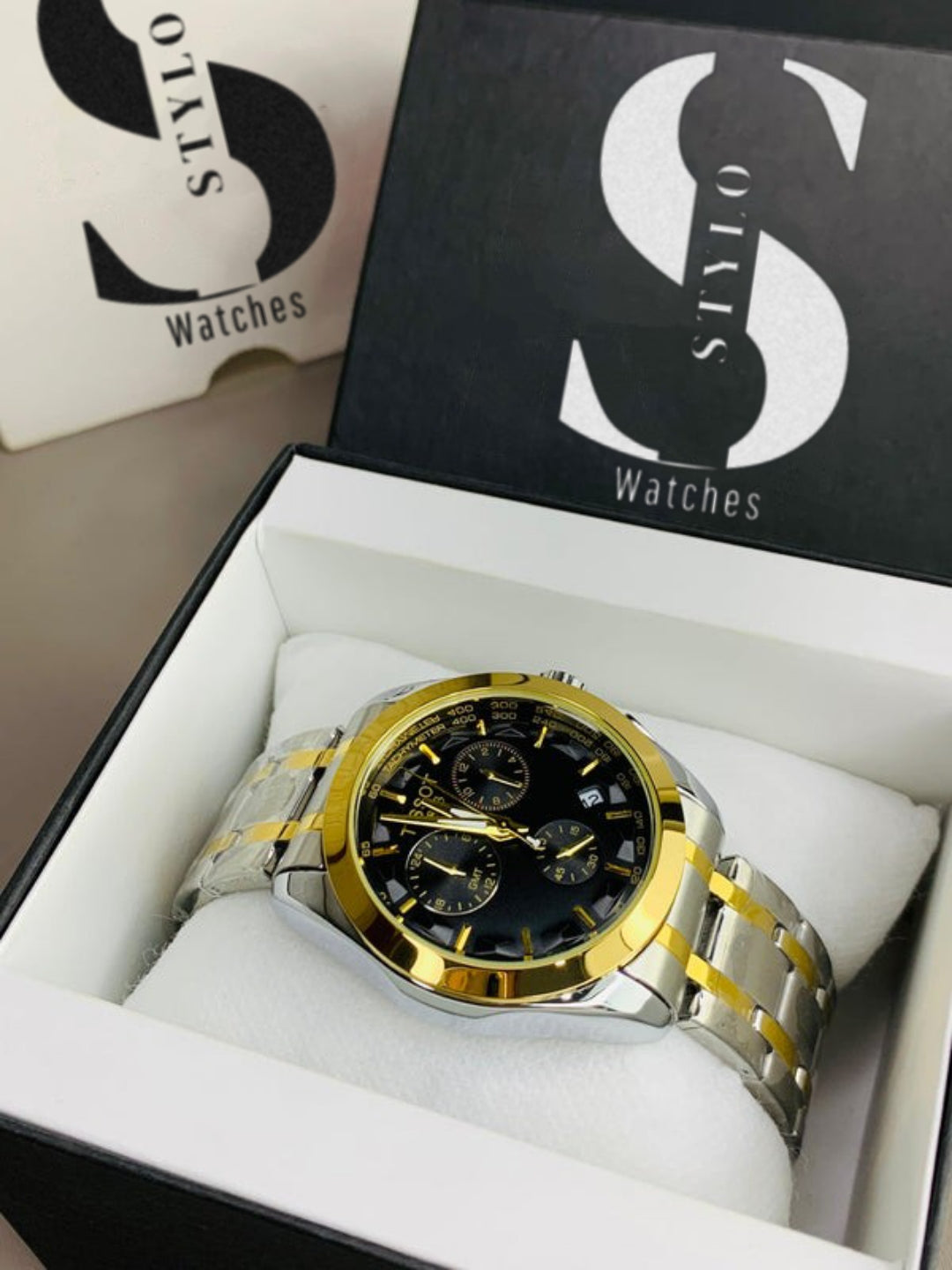 Demanding Chrono |Two Tone Black