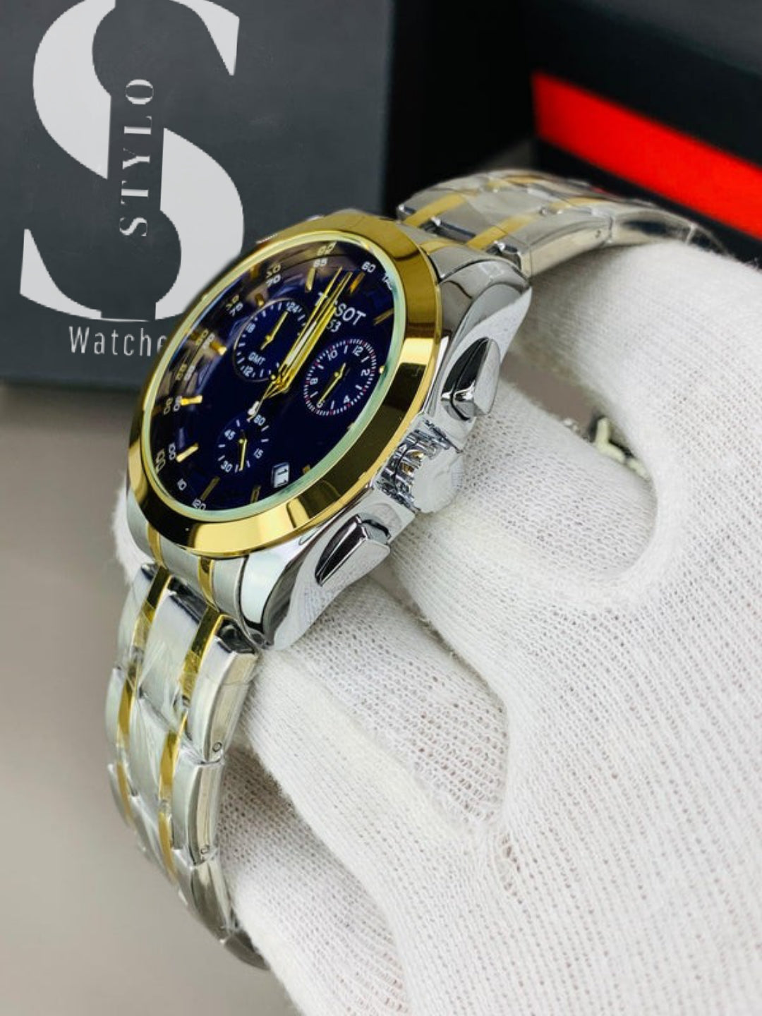 Demanding Chrono |Two Tone Blue