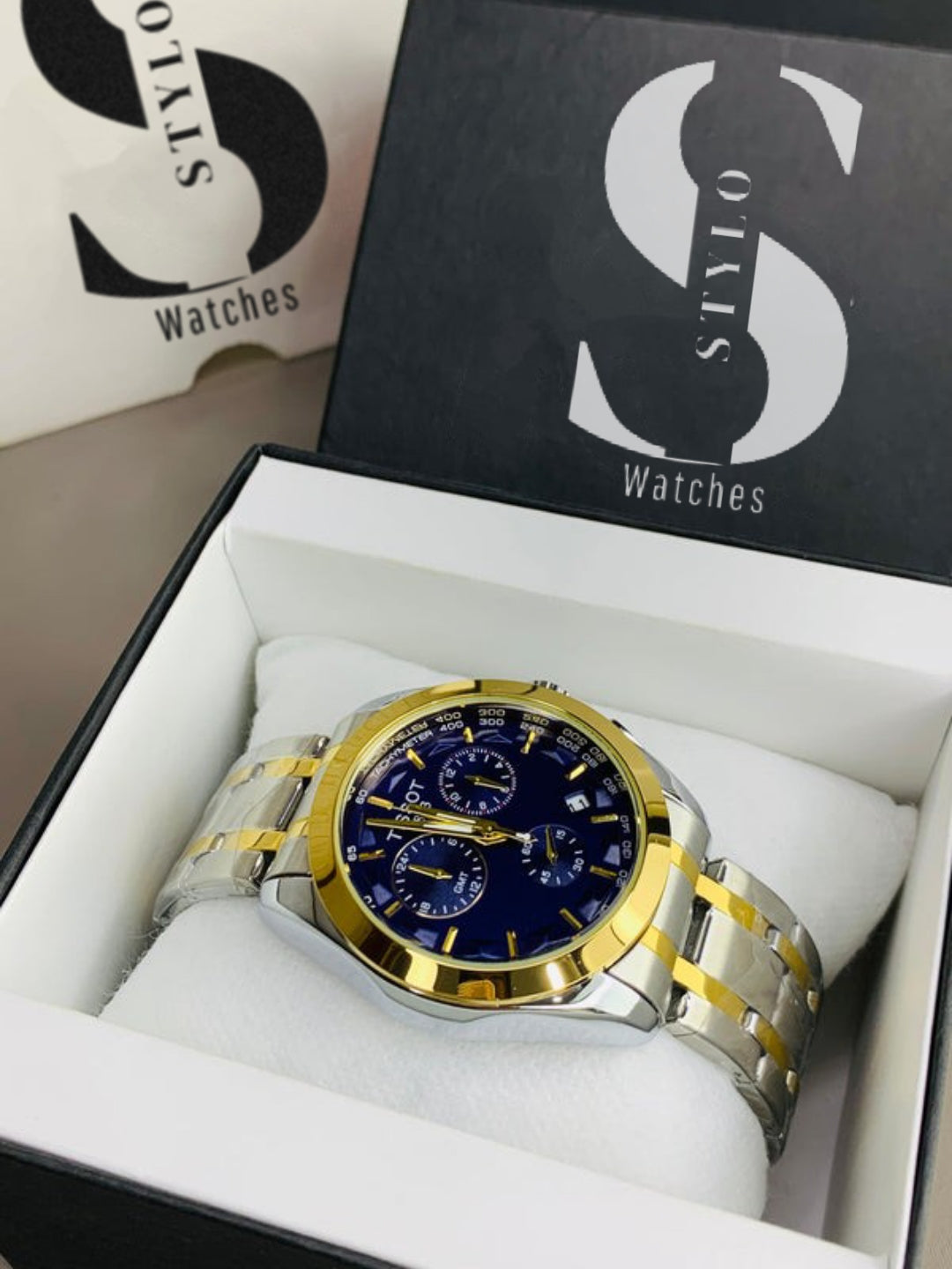Demanding Chrono |Two Tone Blue