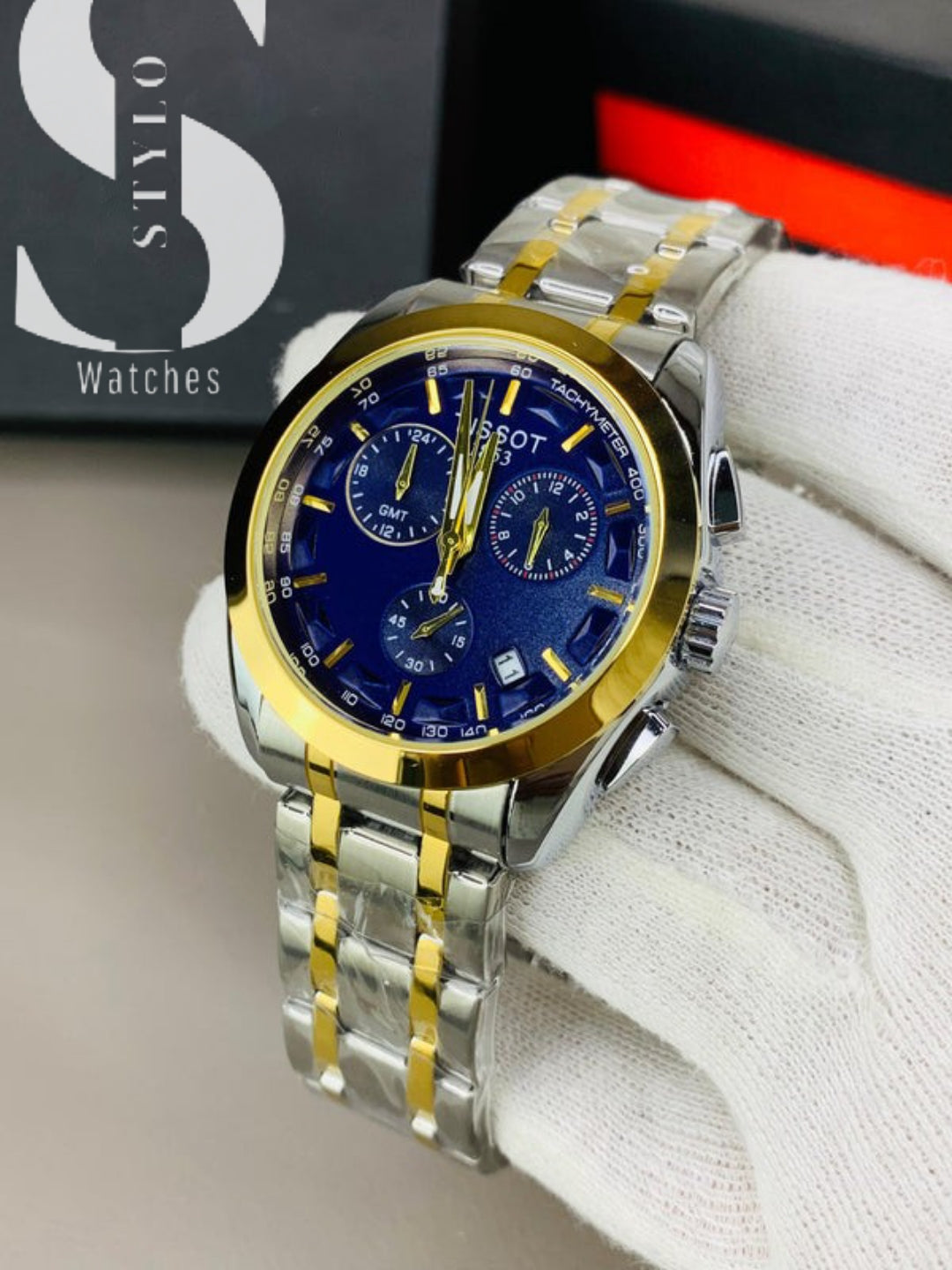 Demanding Chrono |Two Tone Blue
