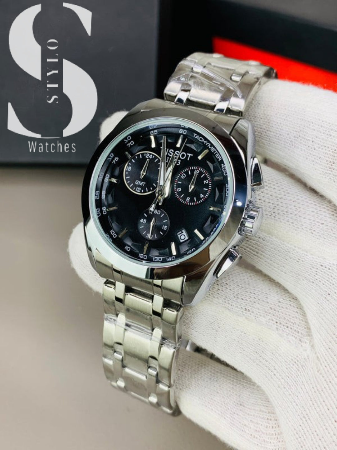 Demanding Chrono |Silver Black