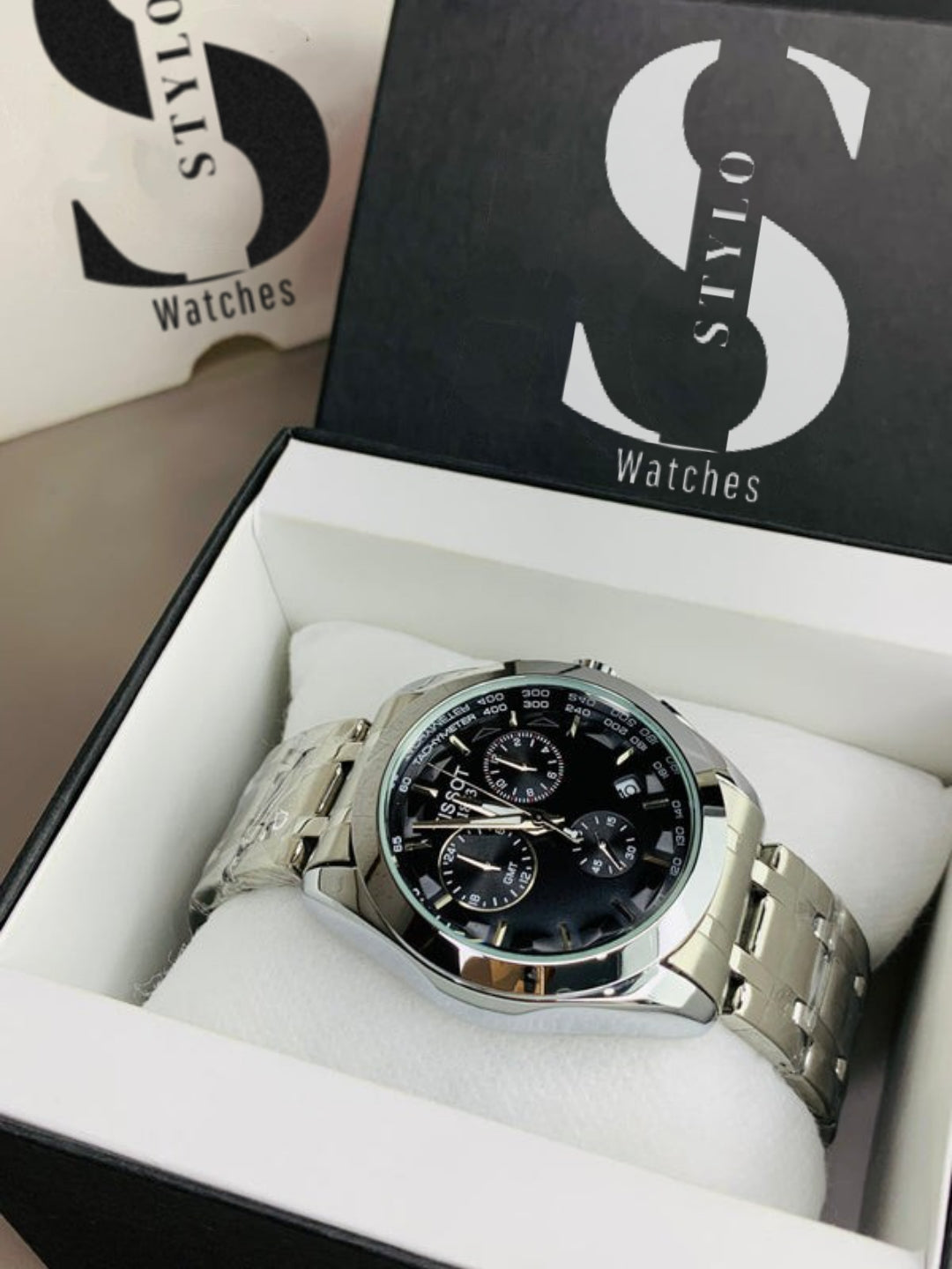 Demanding Chrono |Silver Black