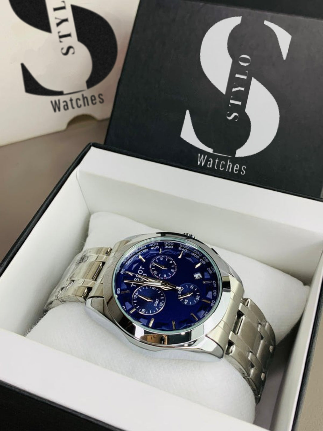 Demanding Chrono |Silver Blue