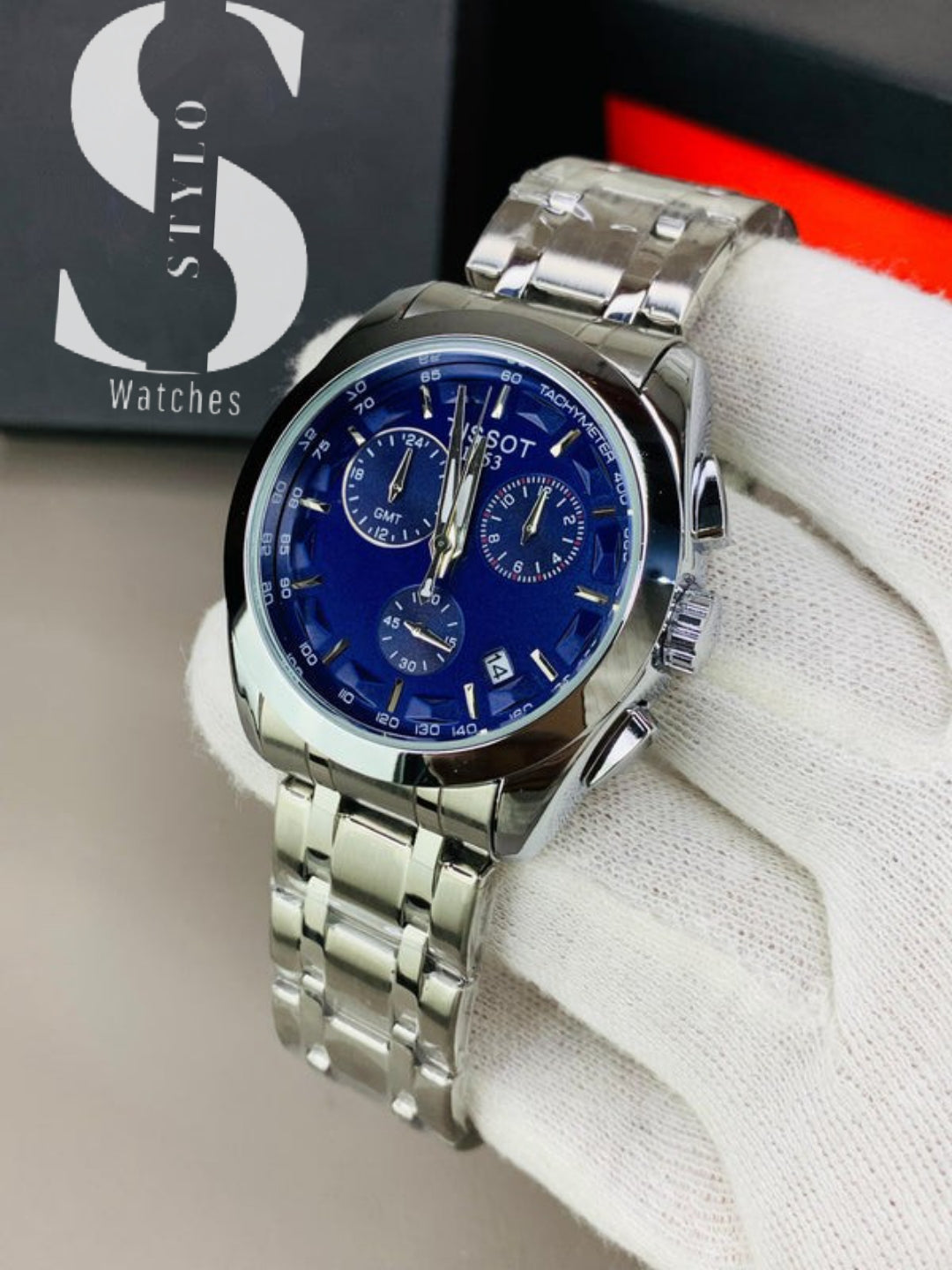 Demanding Chrono |Silver Blue