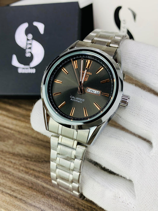 Stylo Tag Chain (Silver Black)